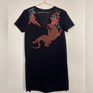 Small Zara jaguar mini dress